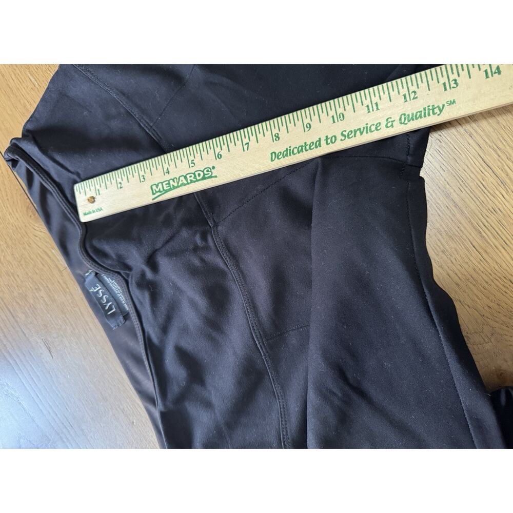 LYSSE Black Pull One Dress Pants Women Size Measured Stretch‎ Career Business - Picture 5 of 10